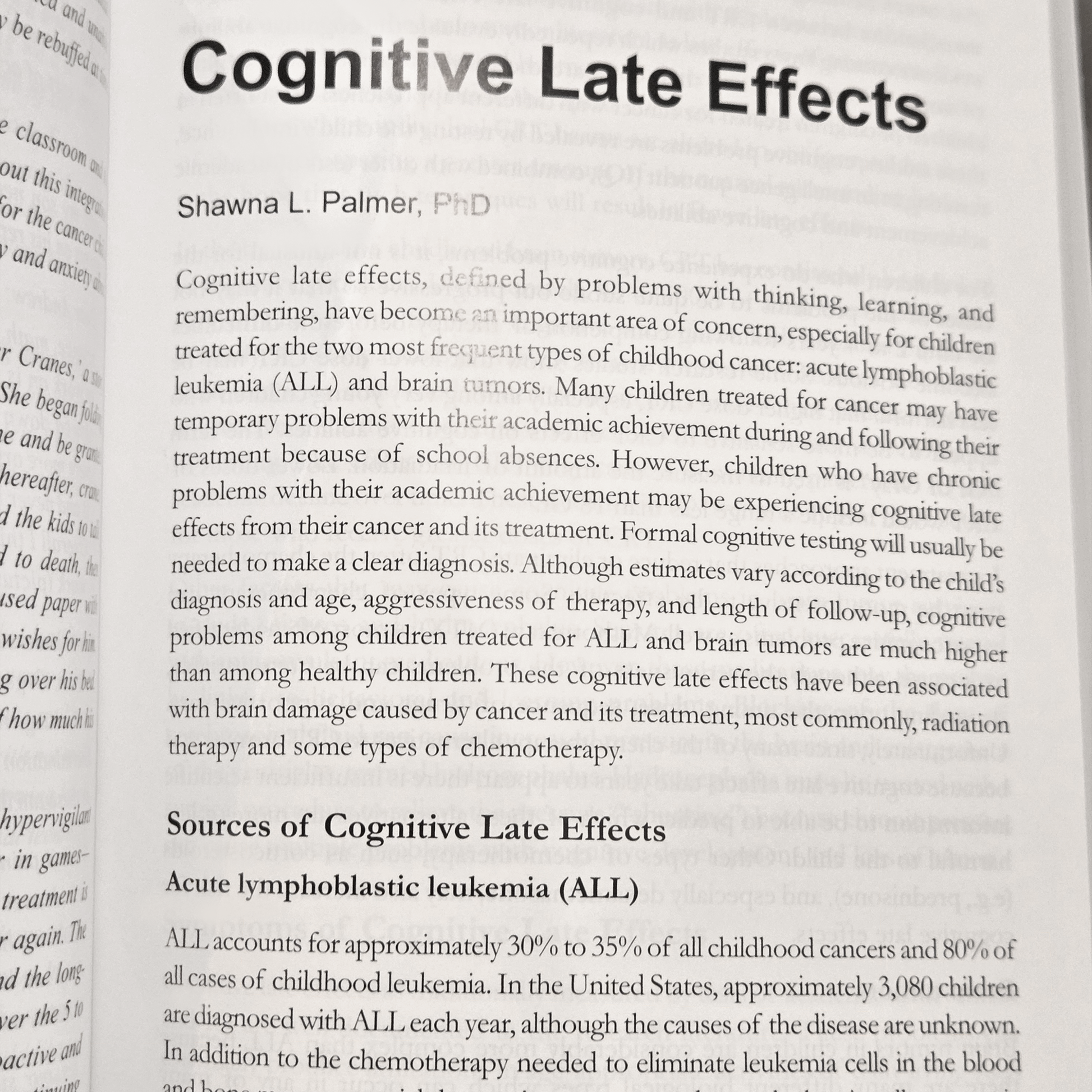 Educating the Child with Cancer