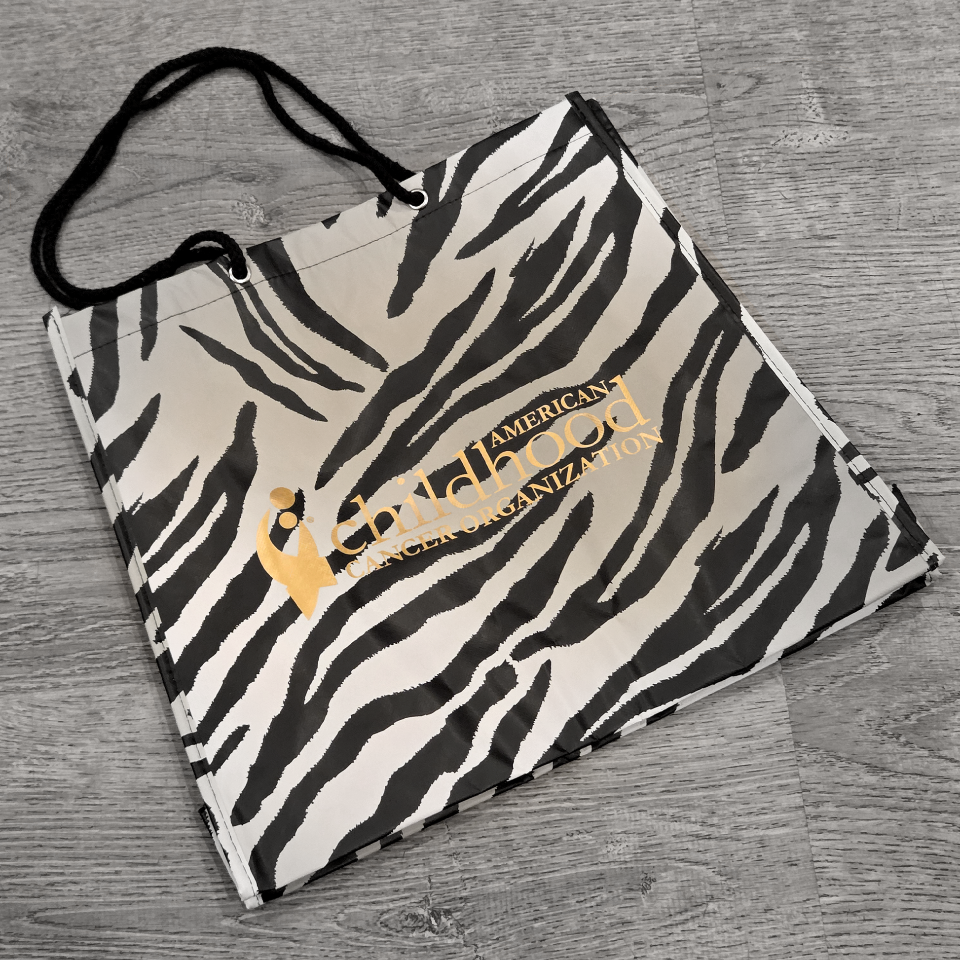 Zebra Print Awareness Tote