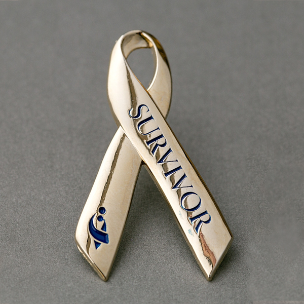 Gold Ribbon Survivor Lapel Pin