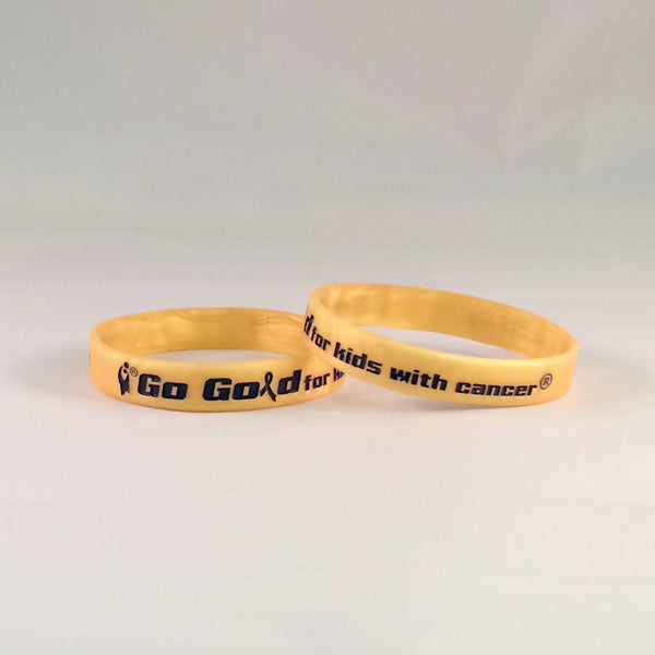 Go Gold for Kids with Cancer® Silicone Bracelet