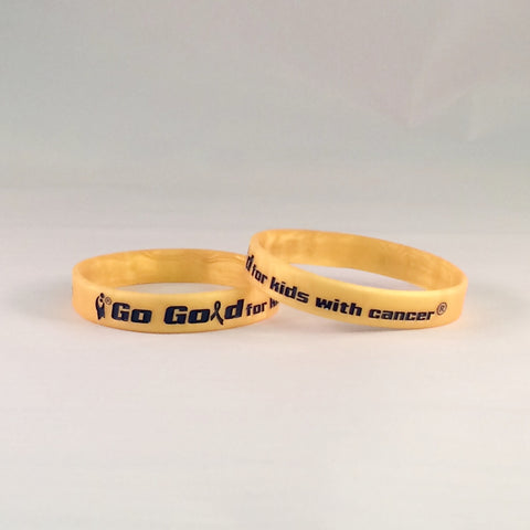 Go Gold for Kids with Cancer® Silicone Bracelet
