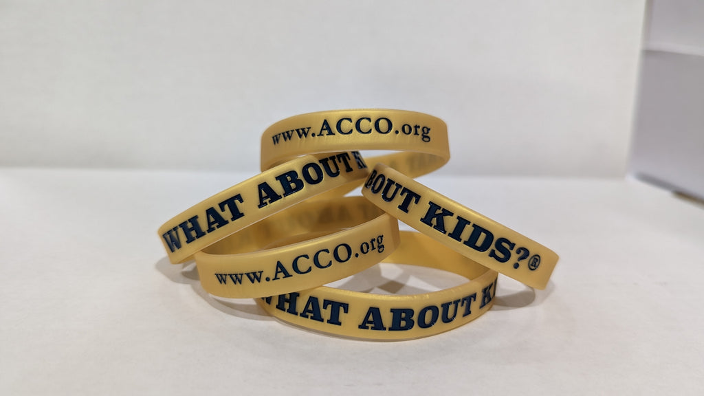 "What About Kids?™" Silicone Bracelet